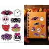 Holografiska halloweenklistermärken