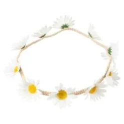 Hårband - Vita blommor