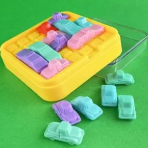 IQ spel - Flytta bilar