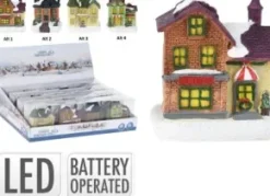 Juldekoration - Hus med belysning (Alt 1)