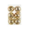 Julgranshänge - Discokulor 6-pack (Guld)