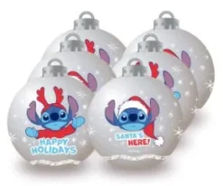 Julgranskulor 6-pack - Stitch