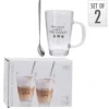Kaffeglas 2-pack - Latte Macchiato