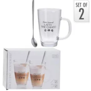 Kaffeglas 2-pack - Latte Macchiato