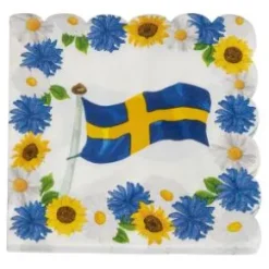 Kaffeservetter 16-pack - Sverige