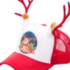 Keps med julmotiv (Röd/Merry Christmas)