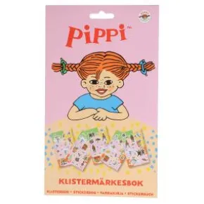 Klistermärkesbok - Pippi Långstrump