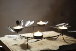 Ljushållare för värmeljus - Krans