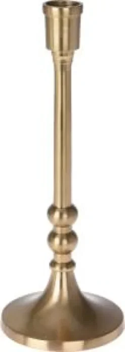 Ljusstake 24 cm (Guld)