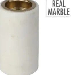 Ljusstake för värmeljus - Marmor (10 cm)