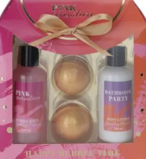 Lyxigt presentset för bad - Pink sensation