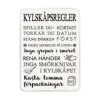 Magnet - Kylskåpsregler