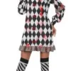 Maskeraddräkt Creepy Clown Girl