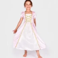 Maskeraddräkt Rosa prinsessa (98-104)