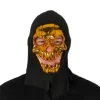 Maskeradmask monster i guldfärg