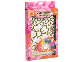 Måla med vattenfärg Blommor