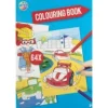 Målarbok A4 - Bilar