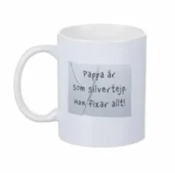 Mugg Pappa är som silvertejp