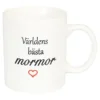Mugg - Världens Bästa Mormor