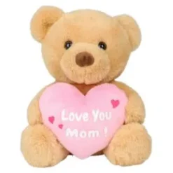 Nalle med hjärta "Love you Mom!"