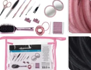 Necessär set i 50-delar (Svarta detaljer)