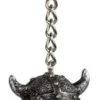 Nyckelring döskalle (viking)