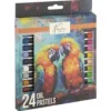 Oljepastellkritor 24-pack