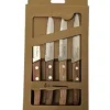 4-pack köttknivar med acaciahandtag