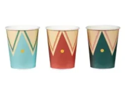 Pappersmuggar i 6-pack - Cirkus