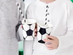 Pappersmuggar i 6-pack Fotboll