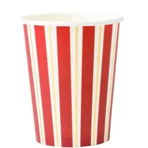 Pappersmugg i 8-pack - Randig