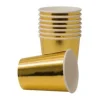 Pappersmugg 8-pack - Guld