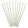 Papperssugrör 10-pack - Silver
