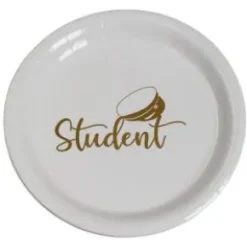 Papperstallrik i 8-pack - Student