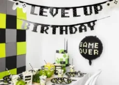 Partybanner "LEVEL UP BIRTHDAY" - Gamer