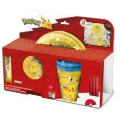 Party kit 16-delar med Pokemon motiv