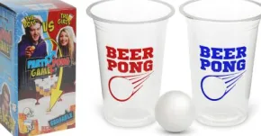 Partyspel Beer Pong - Boys VS Girls