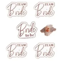 Pins 5-pack - Bride to be