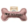 Pipande hundleksak ben I LOVE MY JACK RUSSEL