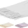 Pläd med fransar (Beige)