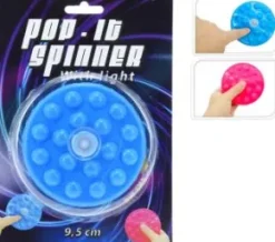 Pop It Spinner med ljus (Rosa)