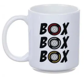 Porslinsmugg - BOX BOX BOX