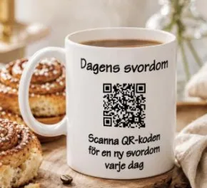 Porslinsmugg Dagens svordom