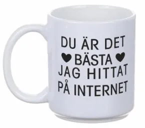 Porslinsmugg - Det bästa på internet
