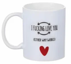 Porslinsmugg - I F**king Love You