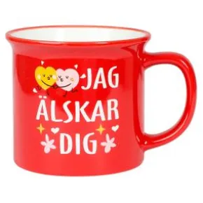 Porslinsmugg "JAG ÄLSKAR DIG"