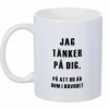 Porslinsmugg - Jag tänker på dig