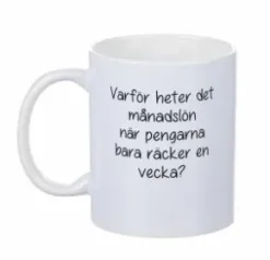 Porslinsmugg - Månadslön