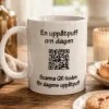 Porslinsmugg Uppåtpuff
