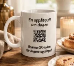 Porslinsmugg Uppåtpuff